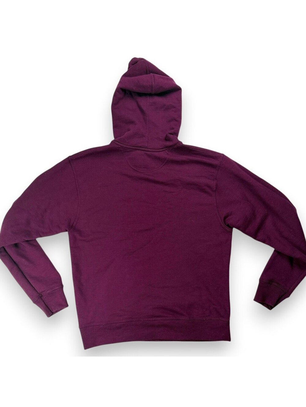 ๐ Hoodie Mens Medium Purple Maroon Pullover Sweatshirt Cozy Classic Champion - Picture 4 of 8